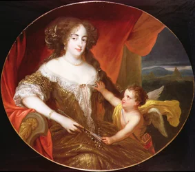 A Portrait of a Lady, seated three quarter length