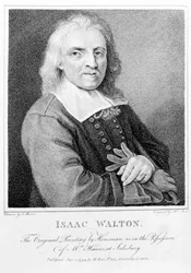 Portrait of Isaac Walton (1593-1683) engraved by Marino Bovi