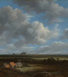 View of Haarlem from the Northwest, with the Bleaching Fields in the Foreground