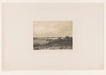 Landscape with Village on the Horizon