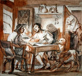 Esau selling his birthright to Jacob