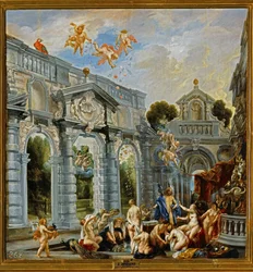 Goddesses and Nymphs after a Bath