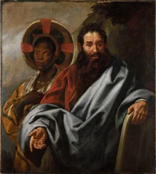 Moses and his Ethiopian wife Zipporah, Between 1645 and 1649
