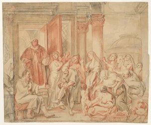 Saint Philip Healing the Cripple in Samaria