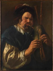 The Bagpipe Player, 1638-1640