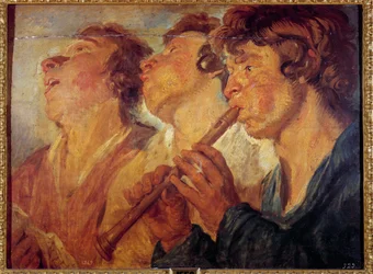 Three Travelling Musicians