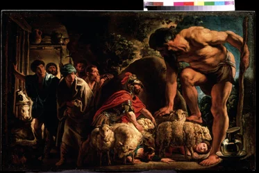 Ulysses in the Cave of Polyphemus, painting by Jacob Jordaens, Pushkin Museum, Moscow