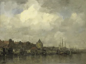 The Schreierstoren on the Outside of Amsterdam