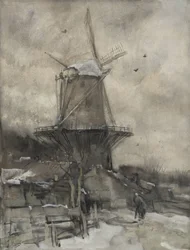 A Mill in Winter