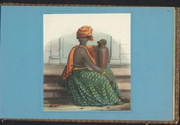 Woman in Koto Misi (Album with Drawings of Suriname, p.42(r) (50))