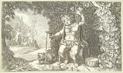 Bacchus as the God of Wine