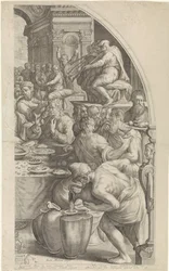Wedding at Cana, Right Panel