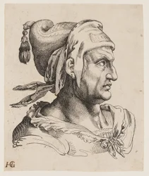 Bust of a Man in Profile