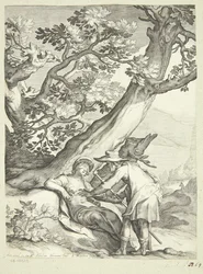Tamar Disguised as a Courtesan Receiving Ring and Staff from Judah