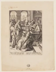 The Prodigal Son Receiving his Inheritance, from The History of the Prodigal Son