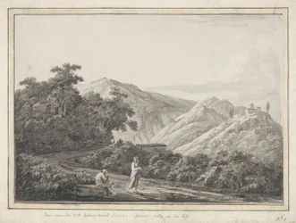 View near the Mill Looking Toward Licenza: Horace