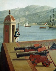 View of the Military Fortifications of the Port of Reggio Calabria (detail)