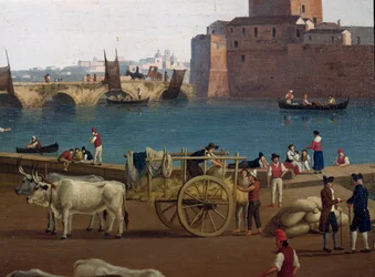 View of the Port of Taranto in Italy