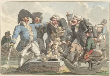 Caricature of the Tiercering of 1810