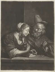 Young Woman and Old Man