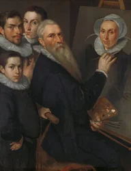 Self Portrait of the Painter and His Family