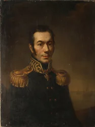 Portrait of the Writer Platon Yakovlevich Gamaleya, 1766-1817, 1821