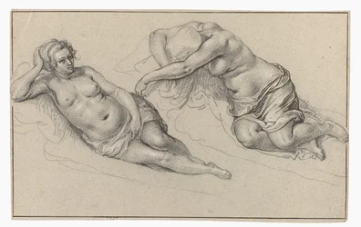 Two Studies of a Nude Woman
