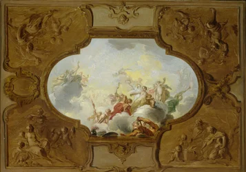 Design for a Ceiling Painting with the Apotheosis of Aeneas