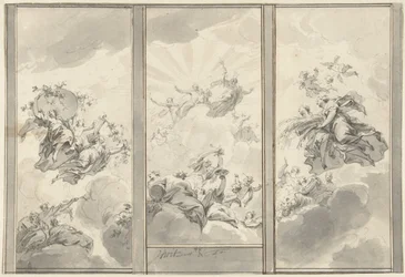 Design for a Three-Part Ceiling Decoration