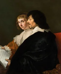 Double Portrait of Constantijn Huygens (1596-1687) and Suzanna van Baerle (1599-1637)