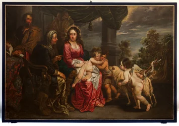 The Holy Family with Saint John the Baptist and Joseph (J. Van Oost, End of 17th Century)