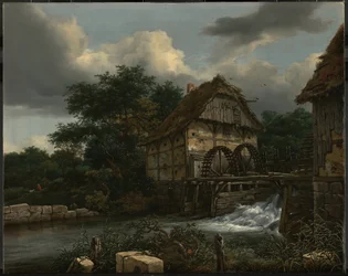 Two Watermills and an Open Sluice