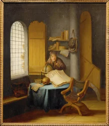 A Scholar in His Study