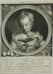 Taste, plate four from The Five Senses