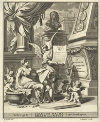 Title Page for A. Bogaert, The Roman Monarchy, Depicted in the Coin Images of Western and Eastern Emperors, Utrecht 1697