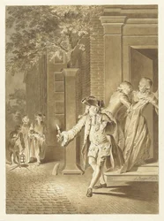 Scene from Lubbert Lubbertse, or the Ennobled Farmer