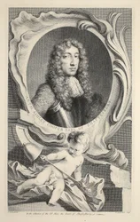 Portrait of Anthony Ashley Cooper, Earl of Shaftesbury, Illustration from 
