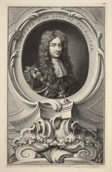 Portrait of Laurence Hyde, Earl of Rochester, illustration from 