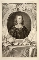 Portrait of Thomas Willis, M.D., illustration from 