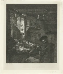 Merchant in His Office