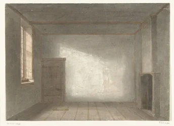 The Room of Cornelis de Witt in Prison, The Gevangenpoort, The Hague, 1844
