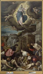 St. Roch Visits the Plague Victims, c.1575