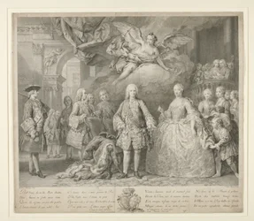 Ferdinand VI and His Queen Maria Barbara of Braganza with Scarlatti and the Celebrated Italian Castrato Farinelli