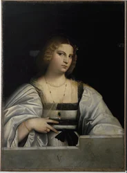 Portrait of a lady, Allegory of Virginity