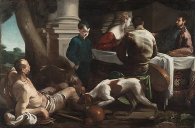 Lazarus and the Rich Man, c. 1550