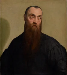Portrait of a bearded man