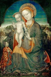 The Madonna of Humility Adored by Lionello d