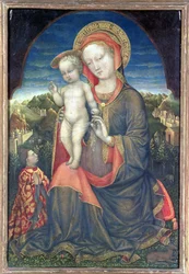 The Madonna of Humility Adored by Leonello d