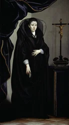 Portrait of a Noblewoman Dressed in Mourning, c. 1600