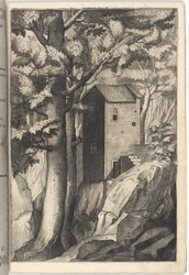 Exterior View of the Chapel of the Cardinal (plate G)